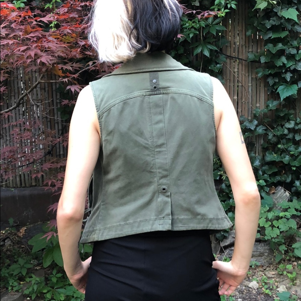 NWOT Marrakesh for Anthropologie Green Vest - Picture 5 of 8